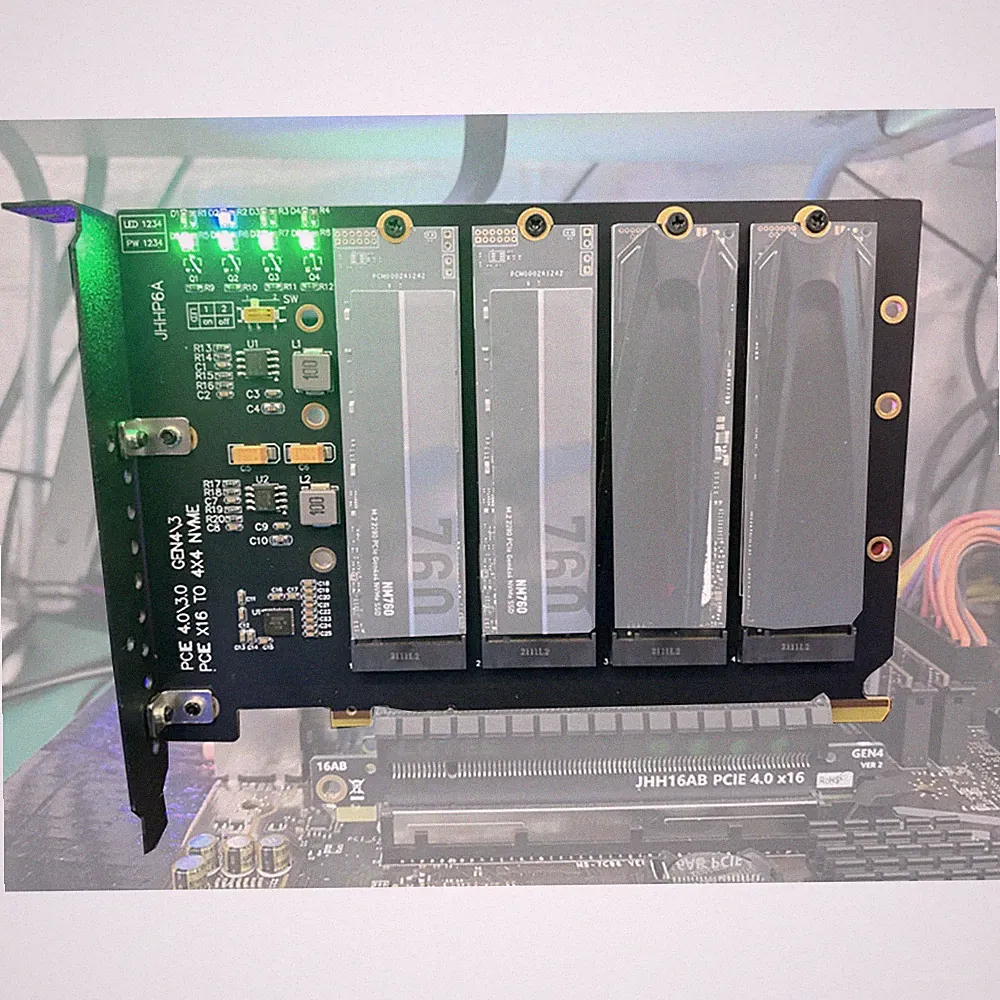 nvme pcie gen4 x4 ssd hard drive m.2 2280 card